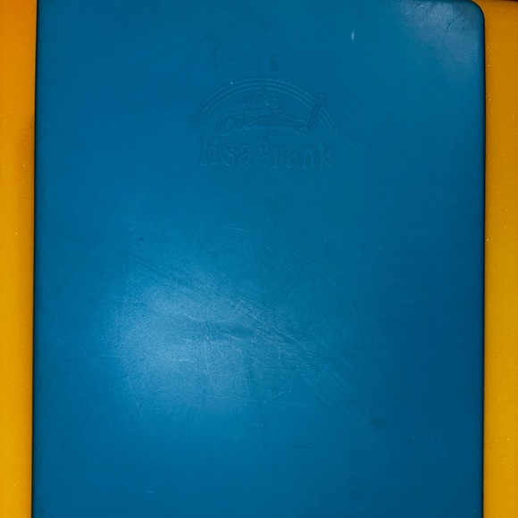 LISA FRANK Vintage CASEY CLIP BOARD Lap Art box Storage Sparkle Glitter - Picture 8 of 9